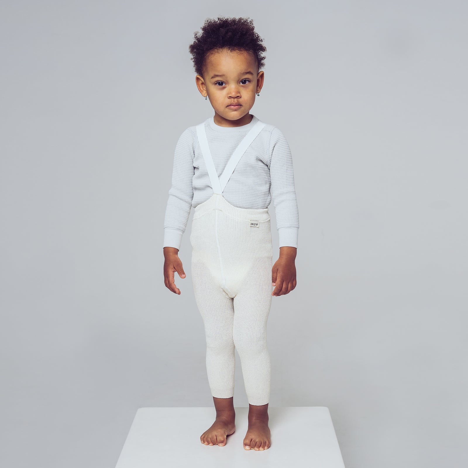 Strumpfhose mit Trägern ohne Fuß - Ungefärbte